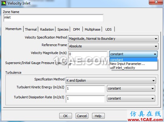 Fluent實(shí)現(xiàn)隨時(shí)間變化邊界條件的方法 Fluent實(shí)現(xiàn)隨時(shí)間變化邊界條件的方法