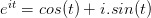 神奇而優雅的傅里葉變換 e^{it}=cos(t)+i.sin(t)
