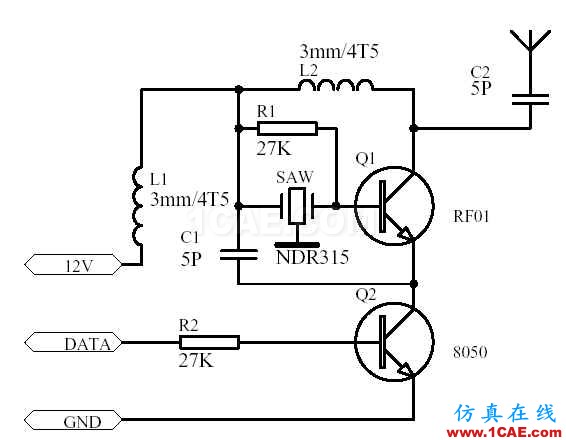 無線遙控發(fā)射接收設(shè)計 --- 315M遙控電路 - 香率 - 我的博客 無線遙控發(fā)射接收設(shè)計 --- 315M遙控電路 - 香率 - 我的博客